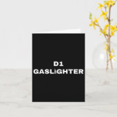 D1ガスライター カード (黄色い花)