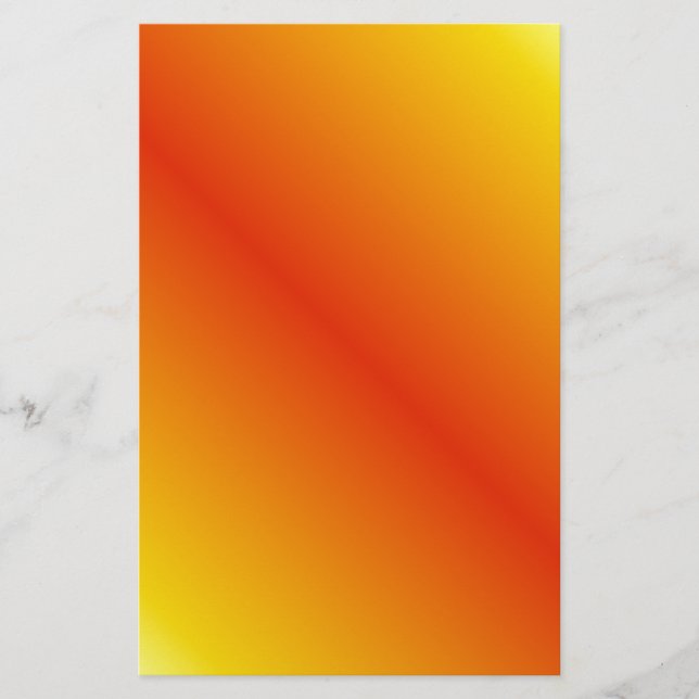 D1双方向線形グラデーション – 黄色から赤 (正面)