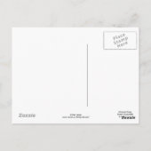 D10ホワイトテールは甘く草の丘を行う ポストカード (裏面)