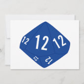 D10表番号カード（濃い青のアウトライン） 招待状 (裏面)