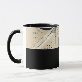 D10 - Tasse mit pastellfarbiger Kunst マグカップ