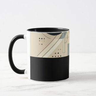 D10 - Tasse mit pastellfarbiger Kunst マグカップ