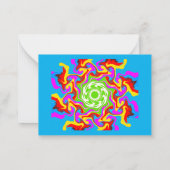 D115 – ウェルカムバック – ノートカード (裏面)