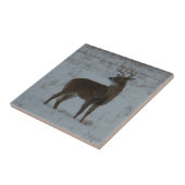 D11 雪の中のオスのクロシカ タイル (側面)