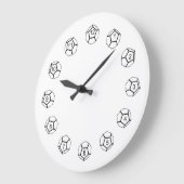 d12クロック ラージ壁時計 (傾斜)