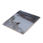 D16 ムレジカの雌、川の谷にて タイル (側面)