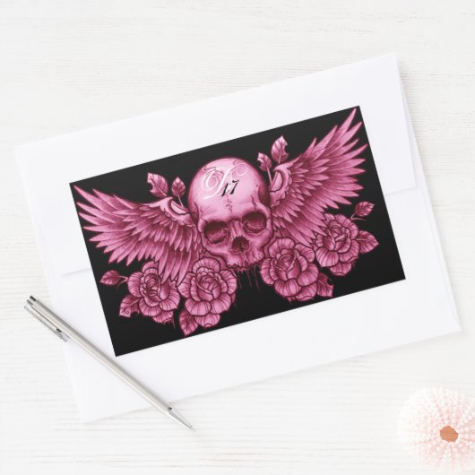 D17 Stiker 長方形シール (封筒)