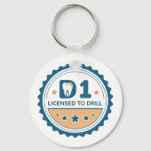 D1 to DDS Dental Student Button キーホルダー (正面)