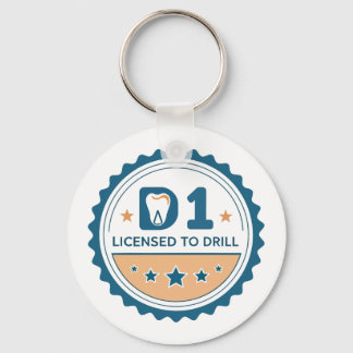 D1 to DDS Dental Student Button キーホルダー