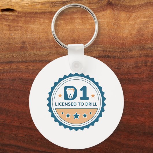 D1 to DDS Dental Student Button キーホルダー (裏面)