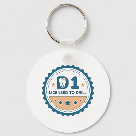 D1 to DDS Dental Student Button キーホルダー (裏面)