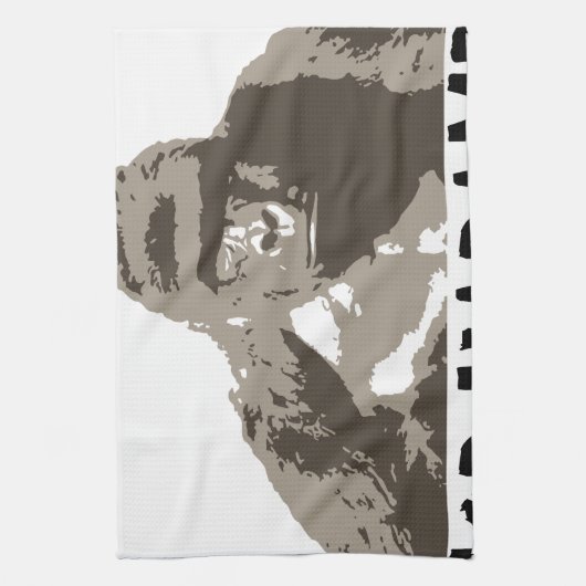 D1cks Out for Harambe キッチンタオル (縦)