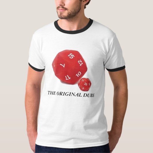 d20のオリジナルのダビング tシャツ (正面)