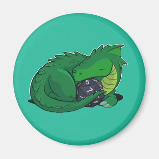 D20グリーンドラゴン マグネット