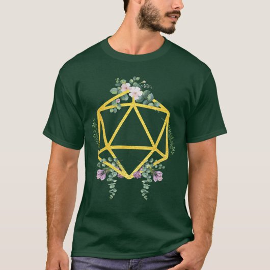 D20ゲーミングダイスゲームセット多面体ボードゲーム好きに Tシャツ (正面)