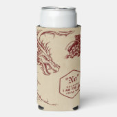 D20サイコロケルト・ドラゴンDND RPG DMゲーマーギフト スリム缶クーラー (Seltzer正面)