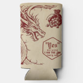 D20サイコロケルト・ドラゴンDND RPG DMゲーマーギフト スリム缶クーラー (裏面)