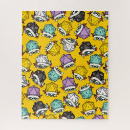 D20サイコロセットパターン ジグソーパズル