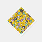 D20サイコロセットパターン スタンダードカクテルナプキン (角)