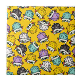 D20サイコロセットパターン タイル