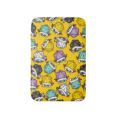 D20サイコロセットパターン バスマット (正面縦)