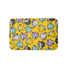 D20サイコロセットパターン バスマット