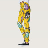 D20サイコロセットパターン レギンス (左)