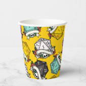 D20サイコロセットパターン 紙コップ (正面)