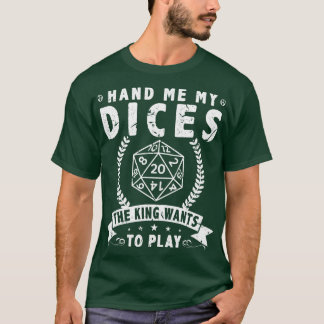 D20サイコロテーブルトップRPGローレプレイ1 Tシャツ