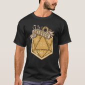 D20サイコロ職人Rpgクラステーブルトップロープレイ Tシャツ (正面)