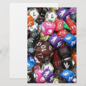 d20サイコロ (正面/裏面)