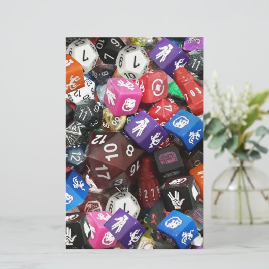 d20サイコロ (スタンド正面)