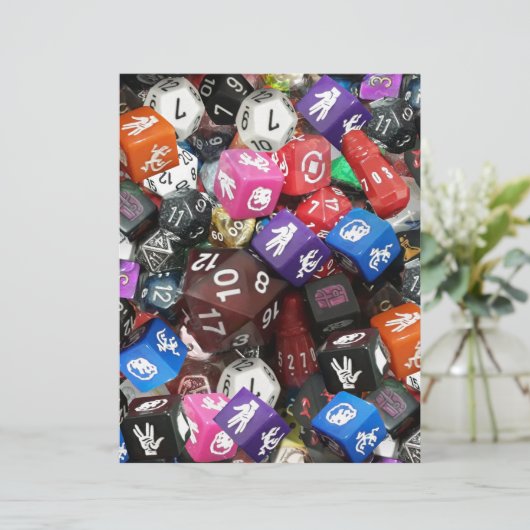 d20サイコロ (スタンド正面)