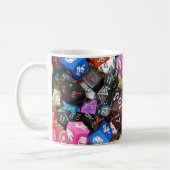 d20サイコロ コーヒーマグカップ (左)