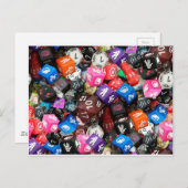 d20サイコロ ポストカード (正面/裏面)