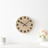 D20セット ラウンド壁時計 (ホーム)