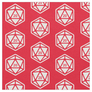 D20パターン ファブリック