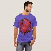 D20壊れた視界 Tシャツ (正面フル)
