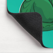 D20緑ドラゴン マウスパッド (コーナー)