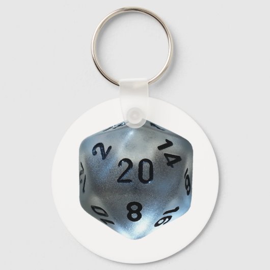 D20 キーホルダー (正面)