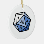 d20 セラミックオーナメント (右)