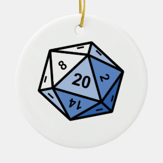 d20 セラミックオーナメント