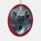 D20 セラミックオーナメント (右)