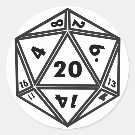 D20 ラウンドシール (正面)