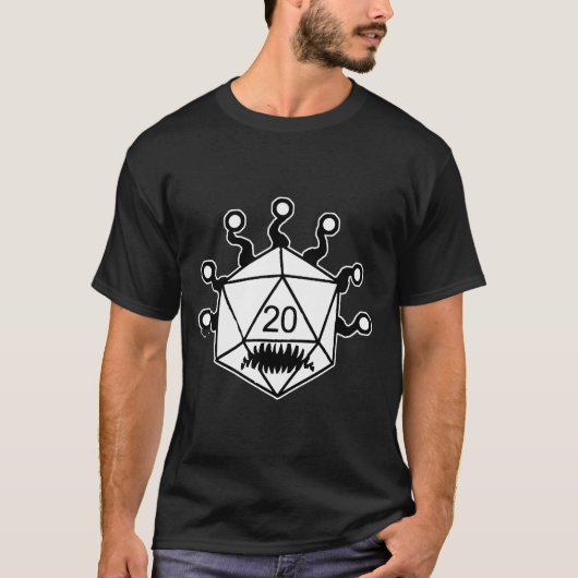 d20 Beholder! Tシャツ (正面)