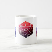 D20、Dungeons and Dragons コーヒーマグカップ (中央)