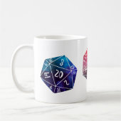 D20、Dungeons and Dragons コーヒーマグカップ (左)