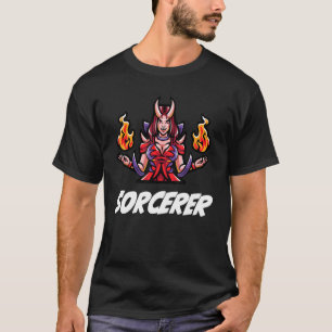 D20 Rpgドラゴンズ卓上ダンジョンクラスソルセラー Tシャツ