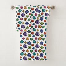 D20sカラフルオールオーバープリントタオルセット