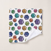 D20sカラフルオールオーバープリントタオルセット バスタオルセット (ウォッシュタオル)